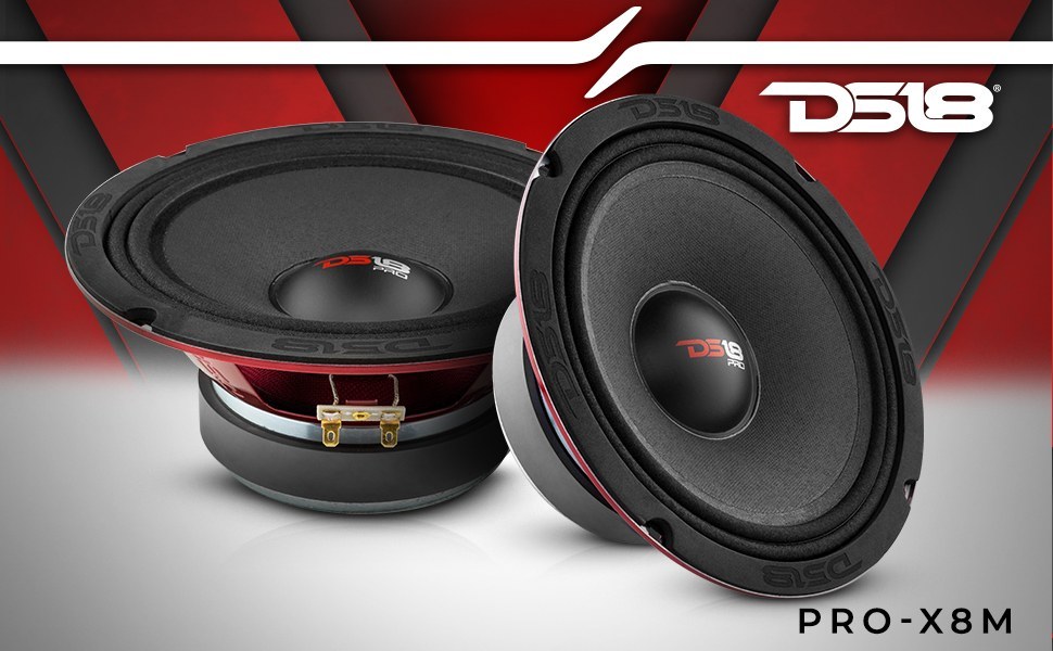 میدرنج سایز 8اینج برند DS18 مدل X8.4 BM PRO