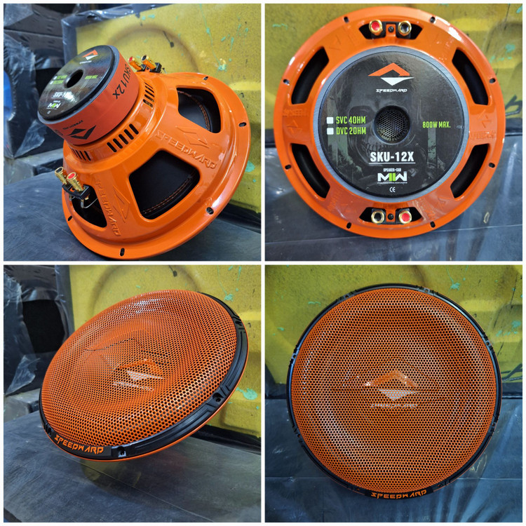ساب SKU-12X اسپید وارد دو مگنت دو کوئل همراه با محافظ ساب ❌️400 RMS❌️
