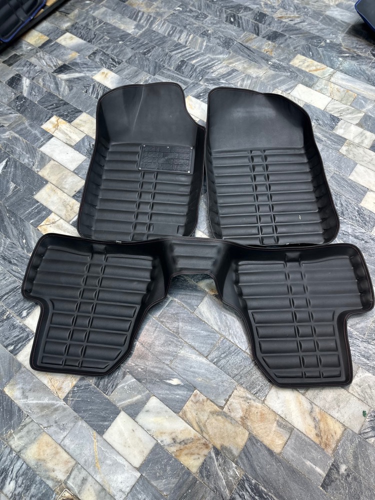 کفپوش 3 بعدی چرم  مشکی خودرو 206_207